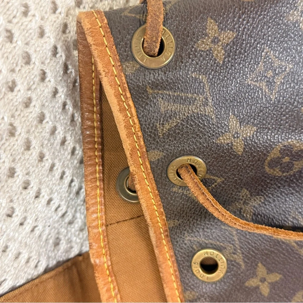 Vintage Louis Vuitton Brown Monogram Backpack - Picture 16 of 16